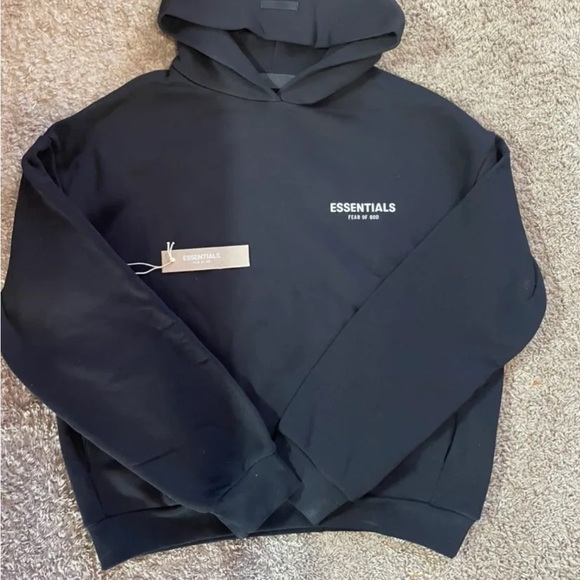 Essentials Other - Essentials Midnight Black Hoodie